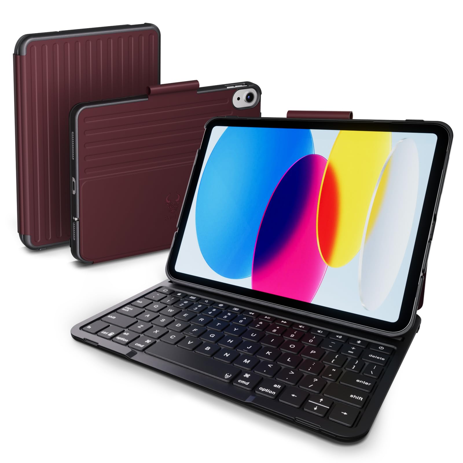 Amazon.co.jp: PAUL B iPad 第10世代/第11世代用ケース キーボード付き